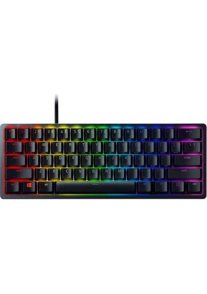 Huntsman Mini Red Switch Rgb Ingilizce Oyuncu Klavye