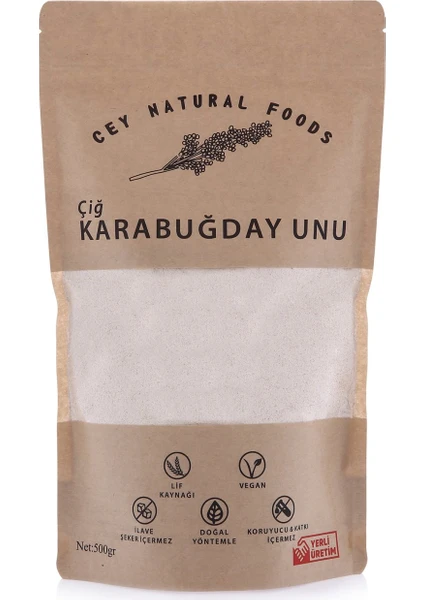 Cey Natural Foods Çiğ Karabuğday Unu