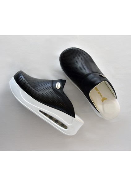 Siyah Kapalı Airmax Bayan Sabo Terlik