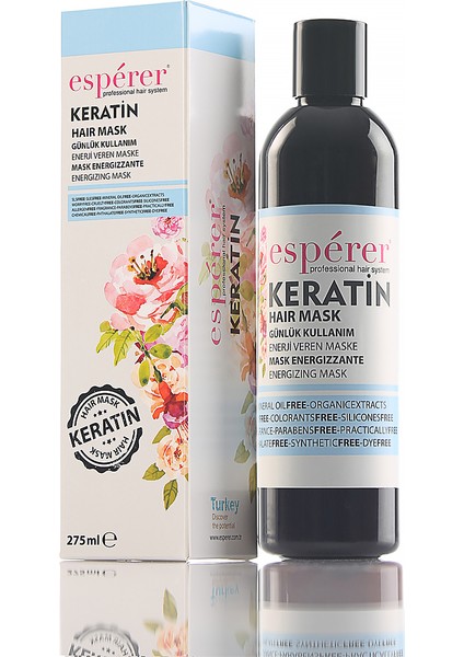 Keratin Günlük Enerji Veren Saç Maskesi - 275 ml