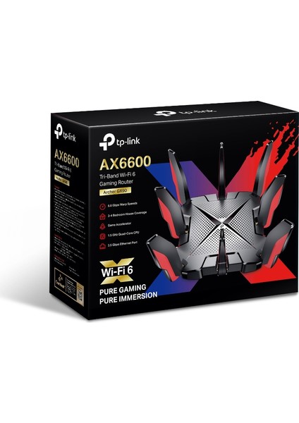 Archer GX90, AX6600 Üç Bantlı Wi-Fi 6 Oyun Routerı