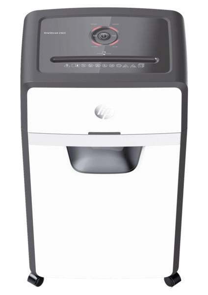 OneShred 24CC Evrak İmha Makinesi / Kağıt Kırpma Makinesi - Çapraz /Parçacık kesim -4mm x 35mm-30lt