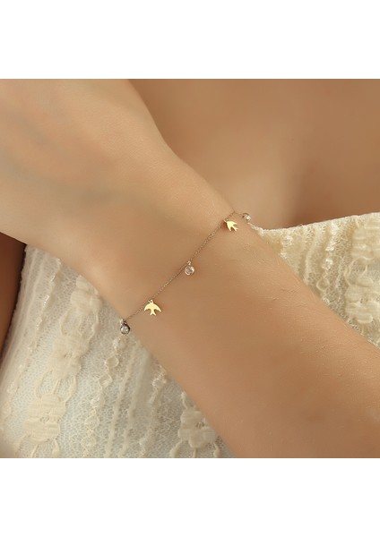 Altın Anka Kuşu Bileklik