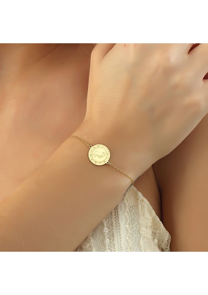 Gümüş Koç Burcu Bileklik