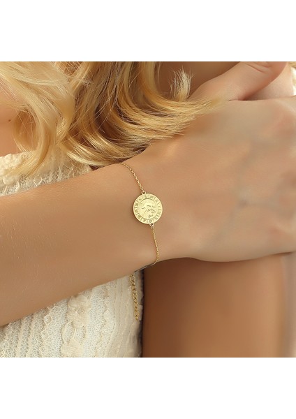 Gümüş Terazi Burcu Bileklik