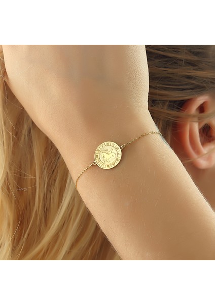 Gümüş Oğlak Burcu Bileklik