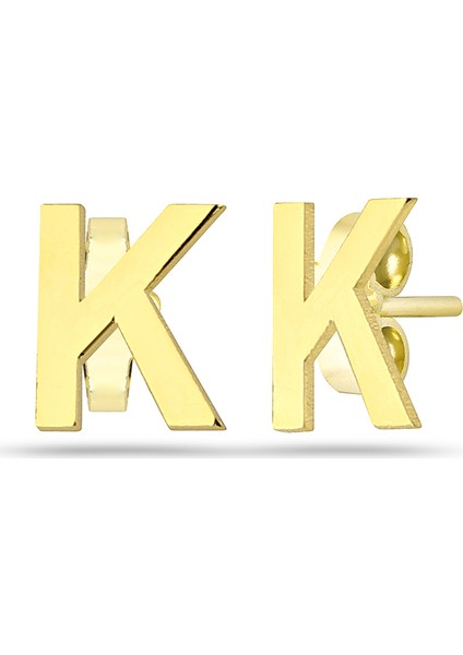 Altın K Harfi Küpe fiyatları