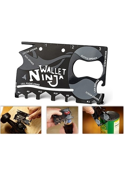 Ninja Wallet 18 In 1 Multi Tool Kit