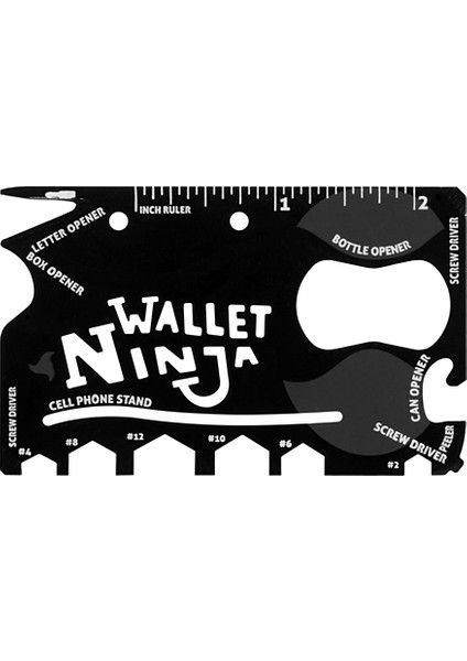 Ninja Wallet 18 In 1 Multi Tool Kit