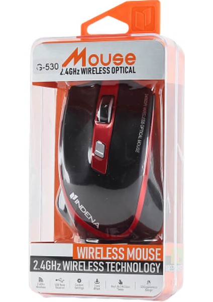 G-530 Kablosuz Optik Mouse 2400 Dpı - 6d Wireless Oyuncu Maus