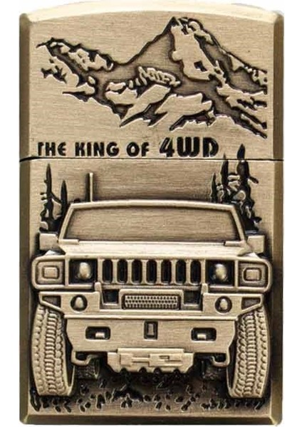 Tasarımlı Jeep Metal Çakmak , Gazlı Çakmak