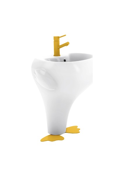 Ducky Ficus Lavabo Armatürü Sarı FC1198Y