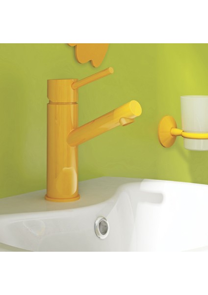 Ducky Ficus Lavabo Armatürü Sarı FC1198Y