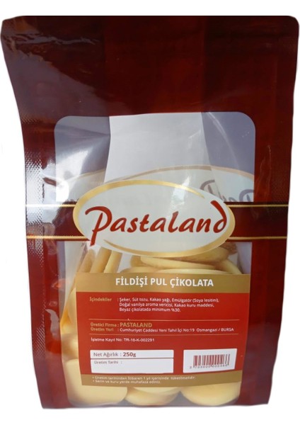 Fildişi Pul Çikolata 250 gr