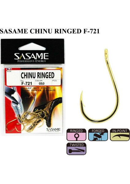 Chinu Ringed F-721 Gold Iğne