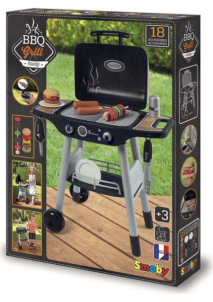 7600312001 Smoby, Bbq Grill - Barbekü / 3-8 Yaş