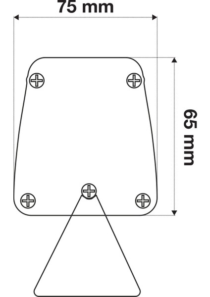 30CM - 9W Wallwasher (Mor)