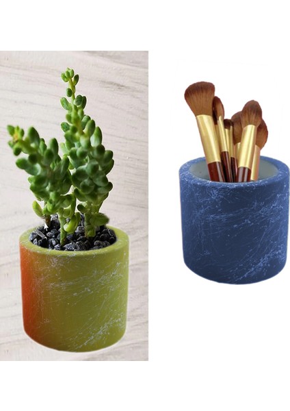 Beton Saksı Silikon Kalıp 177
