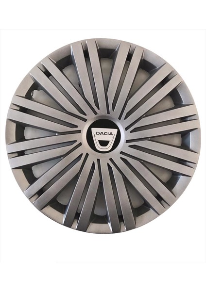 dacia Logan 14'' Inç Gri 4lü Set Jant Kapağı Çelik Görünümlü