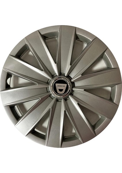 dacia Duster 15'' Inç Gri 4lü Set Jant Kapağı Çelik Görünümlü