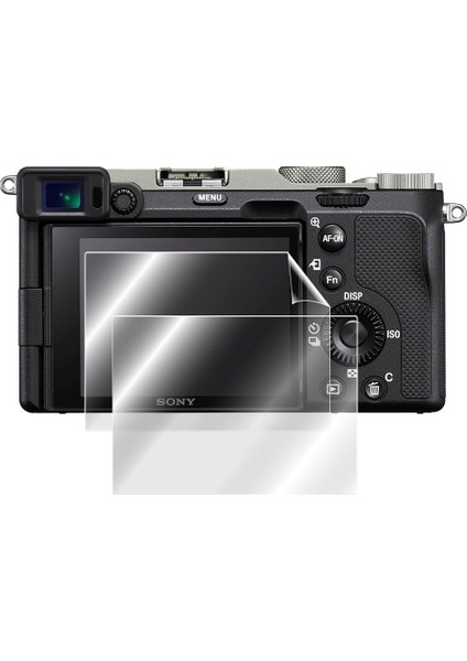 Sony Alpha 7c Digital Kamera Ekran Koruyucu Şeffaf (2 Adet)