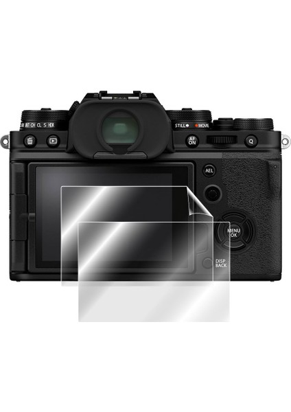 Fujifilm X-T4 Mirrorless Kamera Ekran Koruyucu Şeffaf (2 Adet)