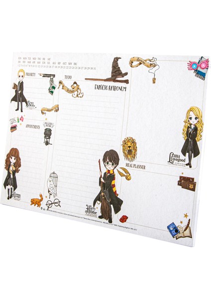 Daily Planner Notepad Harry Potter Özel Tasarım