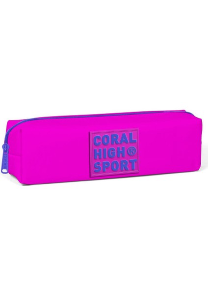 Sport Pembe Tek Bölmeli Kalem Çantası 22345