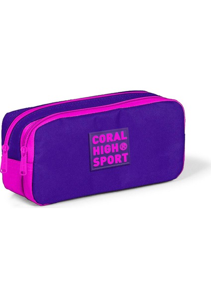 Sport Mor Pembe Iki Bölmeli Kalem Çantası 22265