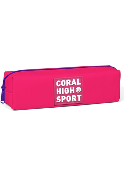 Sport Neon Mercan Tek Bölmeli Kalem Çantası 22340