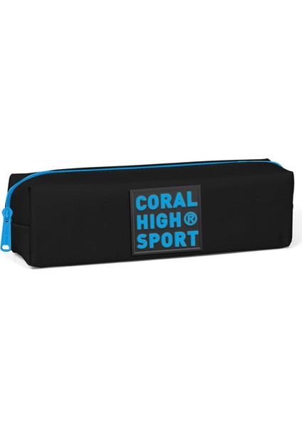 Sport Siyah Mavi Tek Bölmeli Kalem Çantası 22342
