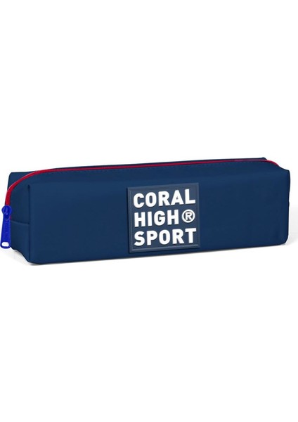 Sport Lacivert Kırmızı Tek Bölmeli Kalem Çantası 22347