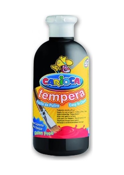 Tempera Süper Yıkanabilir Guaj - Sulu Boya Seti 6 Renk x 250 ml + Fırça Seti 4'lü fırsatları