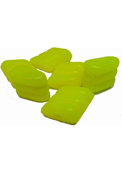 Fluo Yeşil 3 Lü Yüzen Mısır Boncuk ( Dar Delik) fiyatları