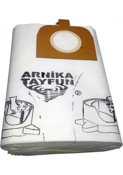 Arnica Tayfun Süpürge Kağıt Torba Arzum Büyük (5 Adet)