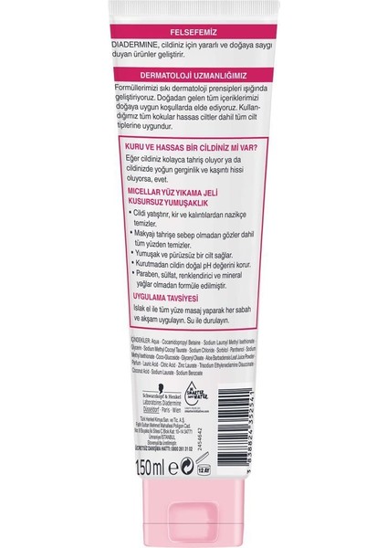 Micellar Yüz Yikama Jeli Kusursuz Yumuşaklık 150 ML