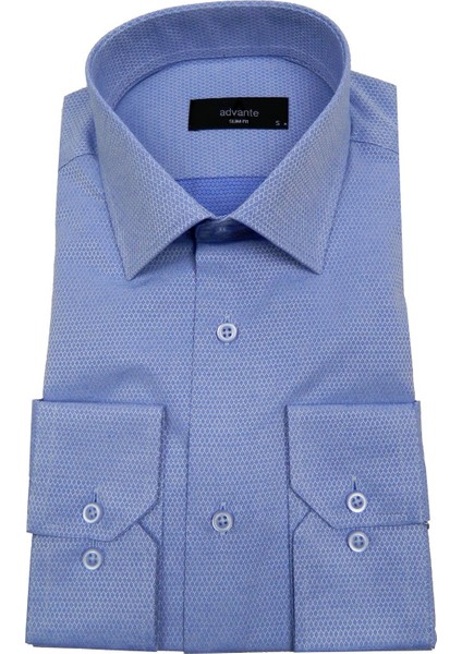Erkek Slim Fit Jakarlı Gömlek BGL-ST00166
