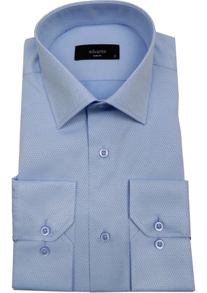 Erkek Slim Fit Jakarlı Gömlek BGL-ST00166