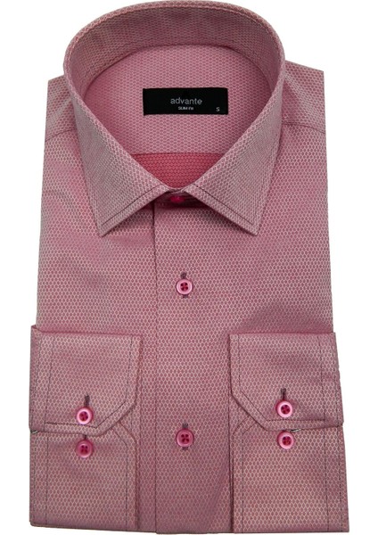 Erkek Slim Fit Jakarlı Gömlek BGL-ST00166