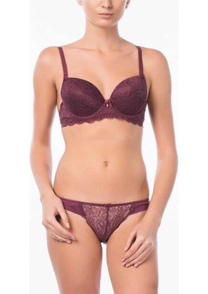 4300 Lynda Boş Kap Dantelli Sütyen Takımı fırsatları