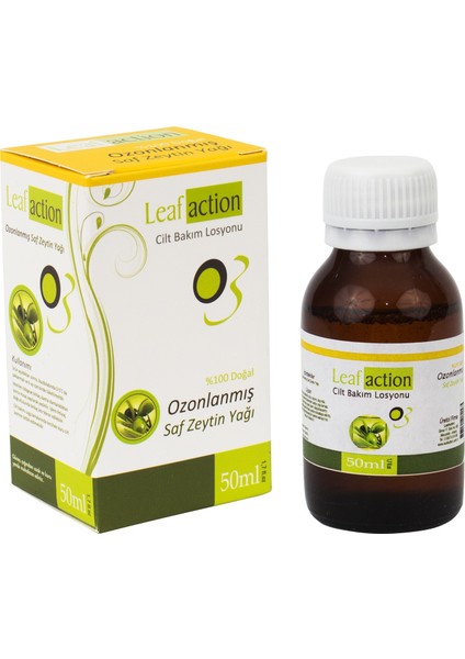 Leaf Action Ozonlanmış Zeytin Yağı 50 ml