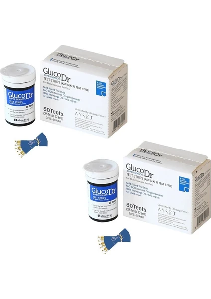 Gluco DR Glucodr Seker Ölçüm Çubuğu Strip 100 Adet