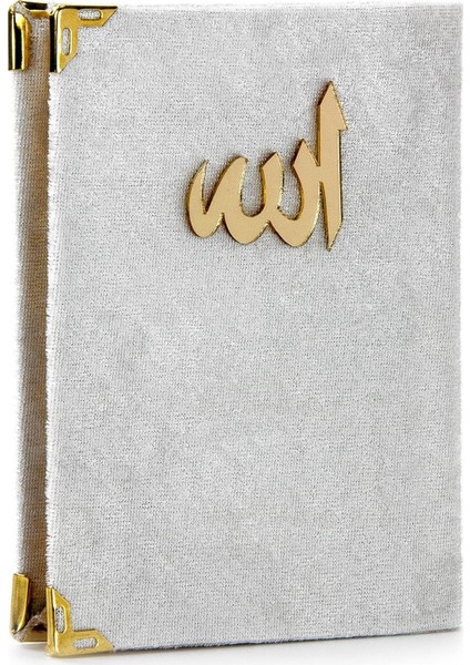 Kadife Yasin Çanta Boy Gri