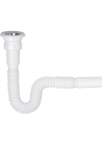 Körüklü Lavabo Sifon Düz