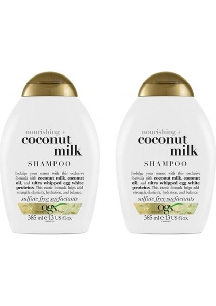 Besleyici Coconut Milk Şampuan 385 ml x 2 Adet