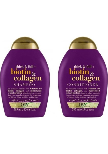 Biotin Collagen Şuan 385 ml + Saç Kremi 385 ml