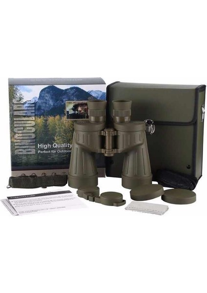 Military 10X50 Su Geçirmez - Perma Focus - Otomatik Netleme - Telemetre - Askeri