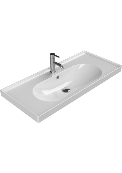 Cerastyle Arya 100CM Etajerli Lavabo