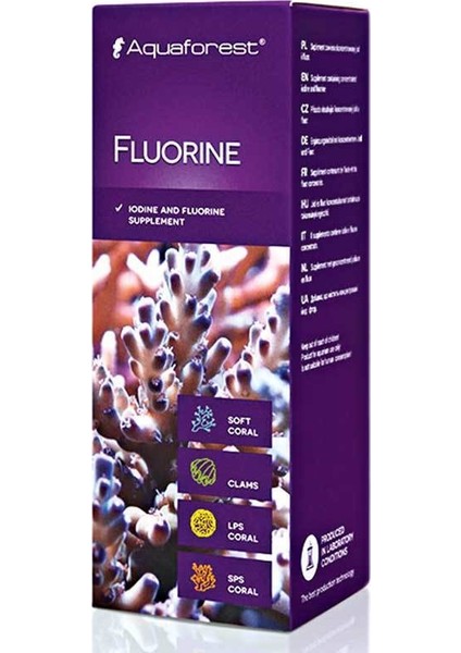 Fluorine Deniz Akvaryumu Katkısı 10 ml