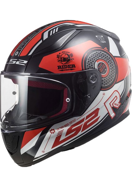 Rapid Stratus Siyah - Kırmızı - Gri Kask